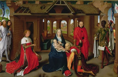 Adoration of the Magi, Central Panel of the Triptych of the Adoration of the Magi, c.1470-72